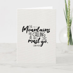 Carte Les Montagnes Appelent