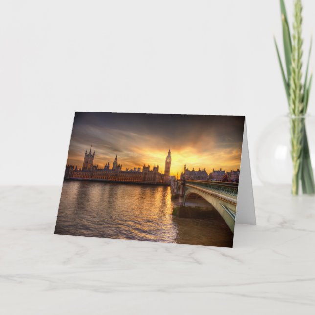 Carte Les monuments | Big Ben & Chambres du Parlement (Devant)