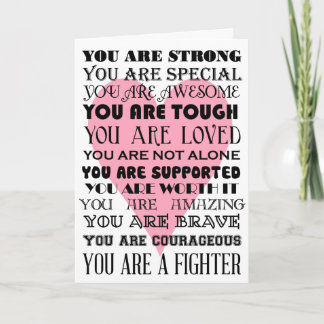 Carte Les mots d'encouragement se portent bien ou la car