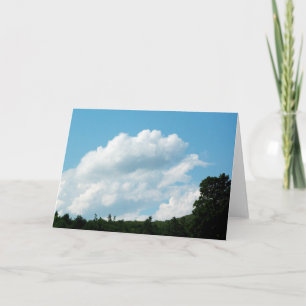 Carte Les nuages rencontrent les arbres