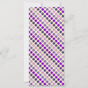 Carte Les nuances de Pois violets par Shirley Taylor
