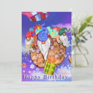 Carte Les nymphes volent un ballon et donne des cadeaux 