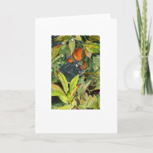 Carte Les oranges sur l'arbre crayonnent extra sec