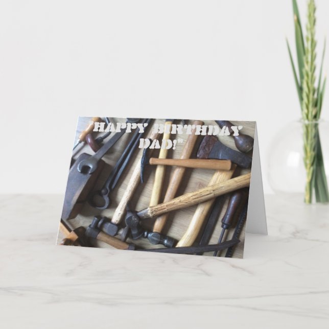 Carte Les outils de mon père (Devant)