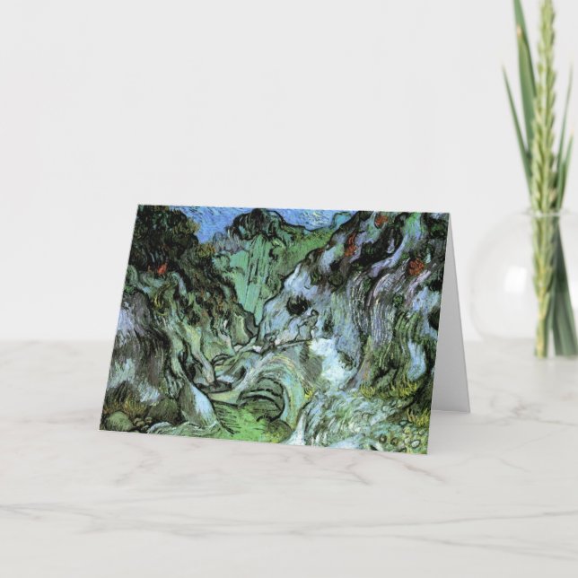 Carte Les Peiroulets Ravine par Vincent van Gogh (Devant)