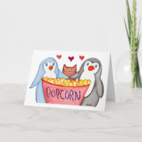 Les pingouins adorent le pop-corn
