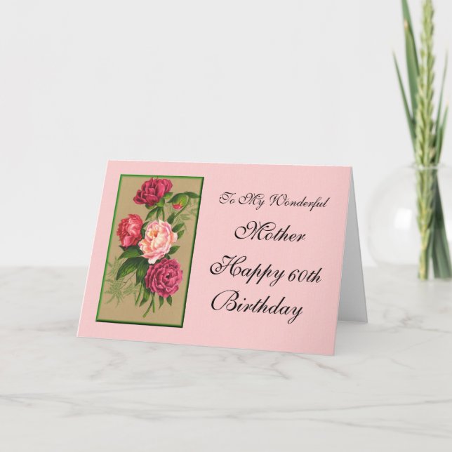 Carte Les pivoines (Devant)