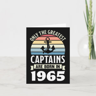 Carte Les plus grands capitaines Né en 1965 60e annivers