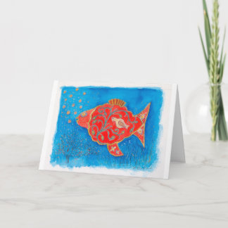 Carte Les poissons peuvent tomber amoureux, eux aussi !