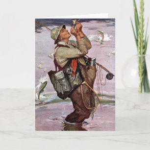 Carte Les poissons sont en train de sauter