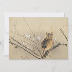 Carte Les premières fleurs de prune par Nishimura Goun, 