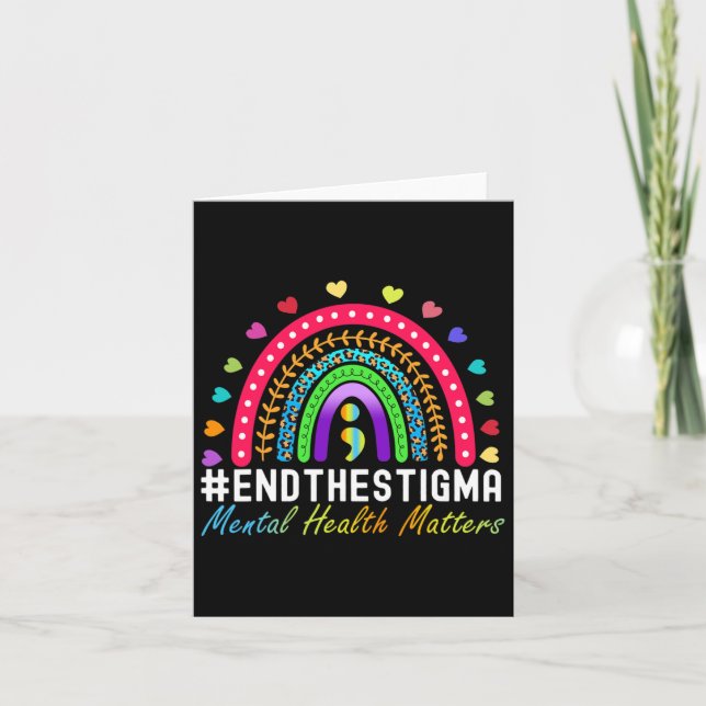 Carte Les Problèmes Mettent Fin À La Stigmatisation Léop (Devant)