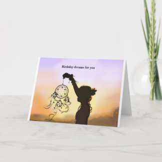 Carte Les rêves d'anniversaire