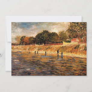 Carte Les rives de la Seine par Vincent van Gogh
