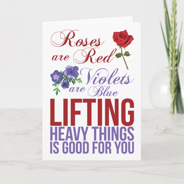 Carte Les roses Sont Rouges, Les Violets Bleus, Les Lieu (Devant)