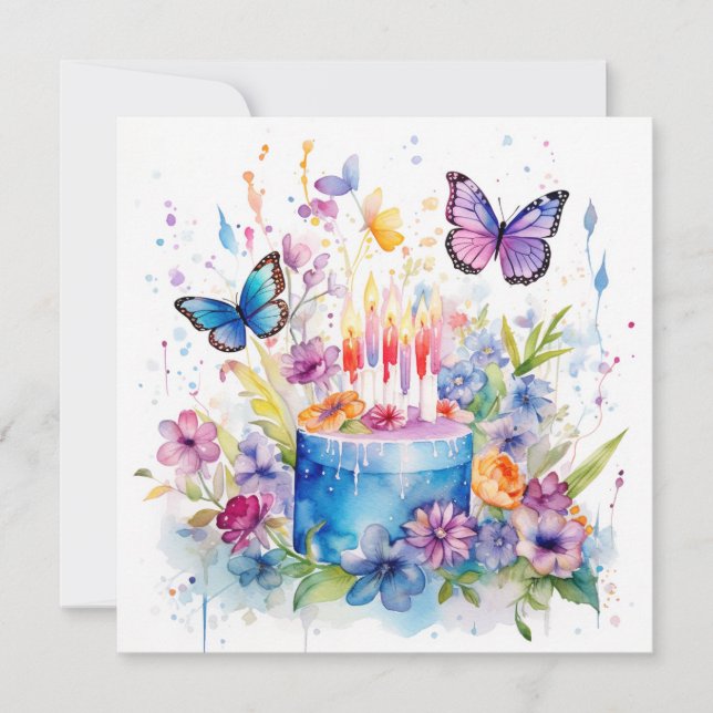 Carte Les salutations de la nature : Anniversaire du pap (Devant)