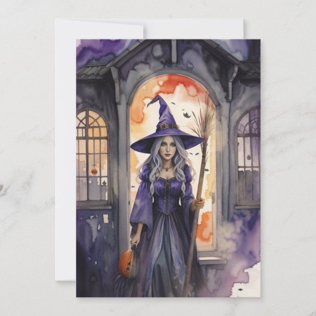 Carte Les salutations de la sorcière (Devant)