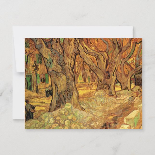 Carte Les sens de la route par Vincent van Gogh (Devant)