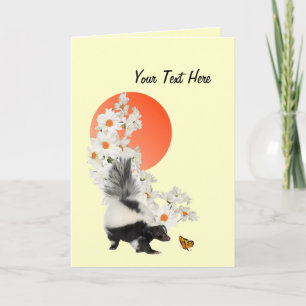 Carte Les Skunks Ont Besoin De Temps Pour Sentir Les Fle