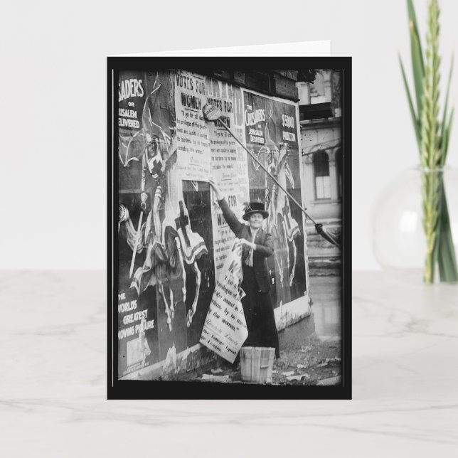 Carte Les suffragistes publient des projets de loi Votes (Devant)