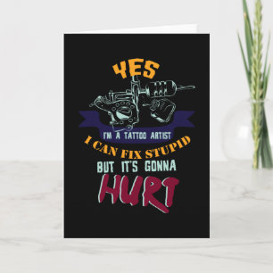 Carte Les tatouages sont de l'art