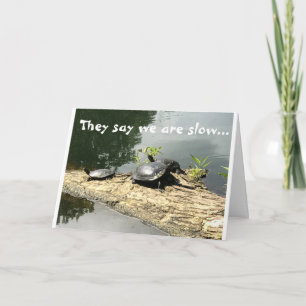 CARTE LES TORTUES LENTES FONT DE VOUS UN PLAISIR *JEUX 5