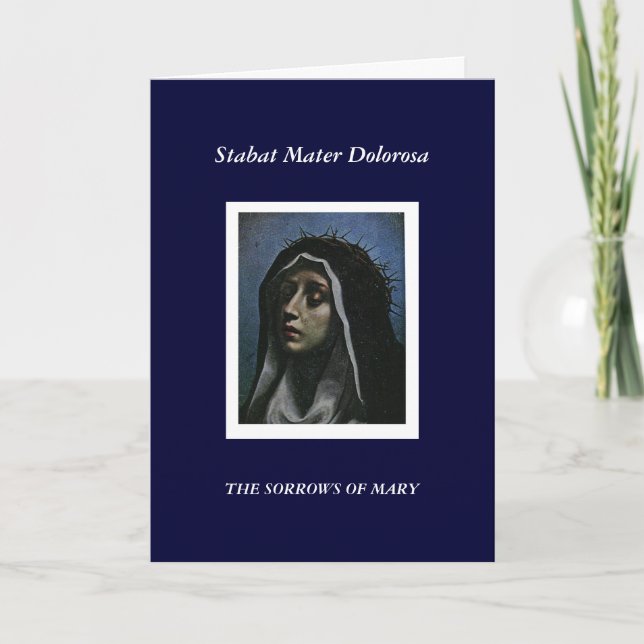 CARTE LES TRISTES DE MARY (Devant)