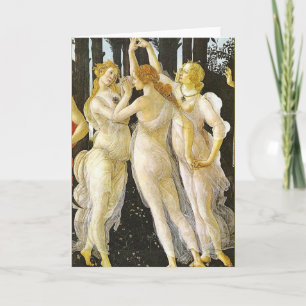 Carte Les Trois Graces de Sandro Botticelli