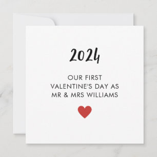 Carte Les Valentines Se Sont Mariées Comme M. Et Mme Car