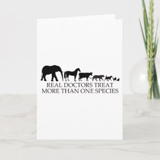 Carte Les Vétérinaires Traitent Plus D'Une Espèce