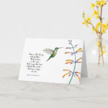 "L'espoir est" Colibri