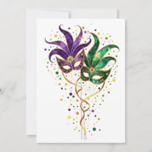 Let the Good Times Roll Mardi Gras Masks