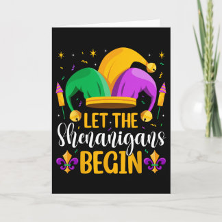 Carte Let The Shenanigans Begin Fat Tuesday New Orleans 