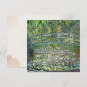 Carte L'Etang Lily   Peinture vintage française