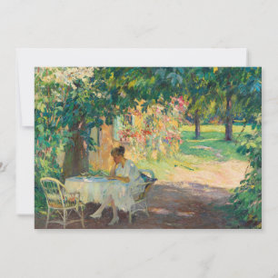 Carte L'été dans le jardin Edward Cucuel