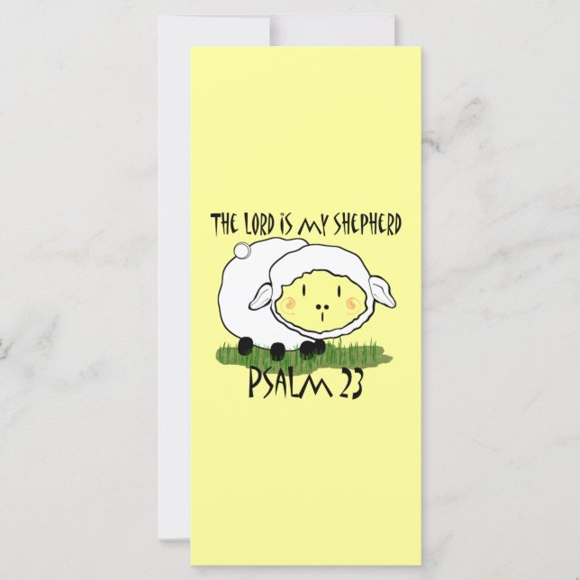 Carte L'Éternel est mon berger Psalm 23 T-shirt bébé - U (Devant)