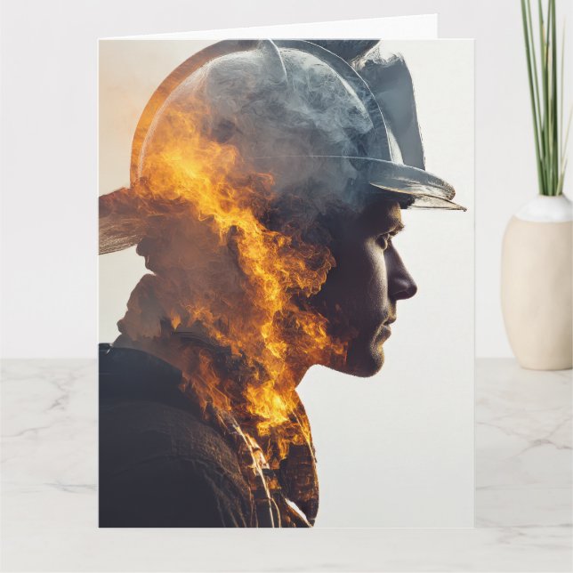 Carte L'étincelle du héros : Merci du pompier et appréci (Devant)