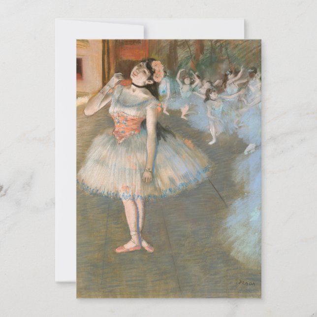 Carte L'étoile | Edgar Degas (Devant)