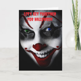 Carte Let's get together for Halloween.