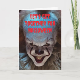 Carte Let's get together for Halloween.