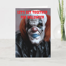 Carte Let's get together for Halloween.