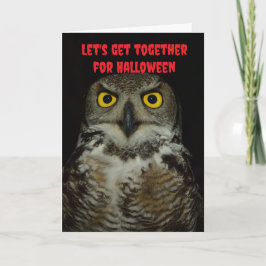 Carte Let's get together for Halloween.