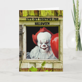 Carte Let's get together for Halloween.