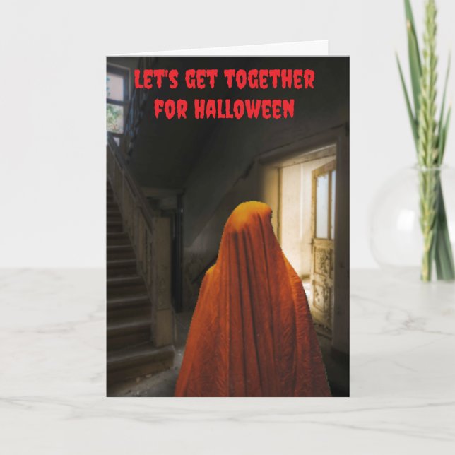 Carte Let's get together for Halloween. (Devant)