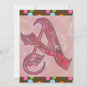 Carte Lettre A