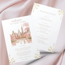 Lettre d'accueil du Mariage de New York