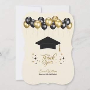 Carte LETTRE Merci diplômé