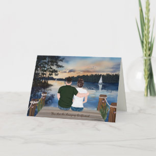 Carte Lettres Peintes De La Maison, Petite Amie En Camp 