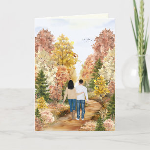 Carte Lettres Peintes de la Maison, Pour Fils en Camp d'