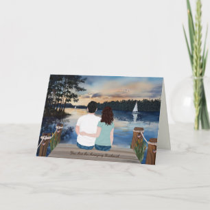 Carte Lettres Peintes De La Maison, Pour Mari En Camp D'